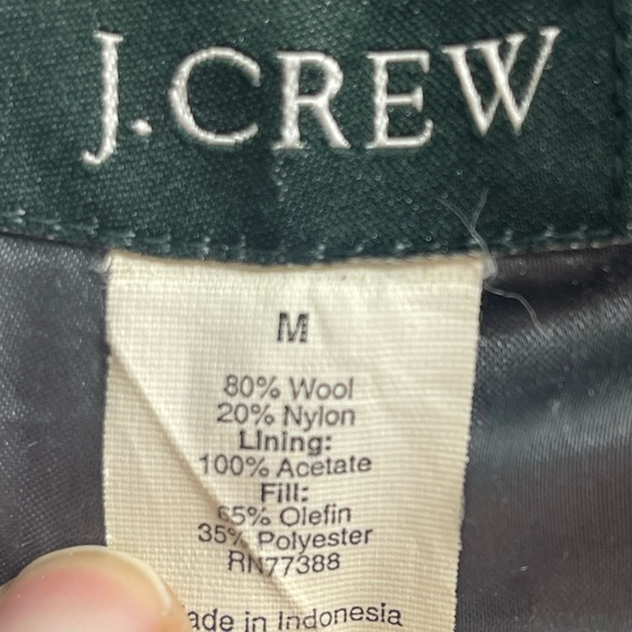 J.Crew wool blend coat women’s black with wood buttons‎ Size Medium - Picture 12 of 12